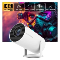Transpeed Projector 4K Android 11 Dual Wifi6 200 ANSI Allwinner H713 BT5.0 1080P 1280*720P Home Cinema Outdoor portable Projetor | Fugo Best