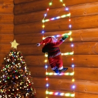 LED Ladder Light for Santa Claus Home Christmas Decor String Lamp Indoor Outdoor Window Garden Xmas Tree Hanging Strip Light | Fugo Best