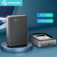 PHIXERO Network Attached Storage with 3.5 inch SATA Hard Disk Enclosure NAS Private Cloud Storage Automatic Backup Remote Access | Fugo Best