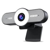 Webcam 1080P 60FPS Web Camera Autofocus Streaming EMEET C970L with Microphones & Ring Light for PC/Zoom/Skype/Tiktok/Mac | Fugo Best