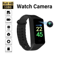 HD 1080P Mini Camera Sports Watch Wearable Monitoring Home Safety Monitor DV Camera Mini Camera Recorder | Fugo Best