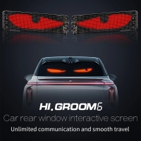 Car Smart LED Display Rear Windshield Interactive Screen DIY Pattern Graffiti Scrolling Text Funny Matrix Pixel Panel APP Cont | Fugo Best