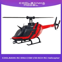 Coolbank RC ERA C138 6CH RC Helicopter Crash Resistant Electric Simulation BELL 206 helicopter 6axis Gyro Childrens Toys | Fugo Best