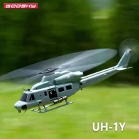 New UH-1Y Venom RC Real Machine GOOSKY E2 Dual Brushless 3D Special Effects Huey Remote Control Helicopter Model Adult Boy Toy | Fugo Best