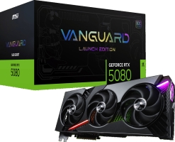 MSI GeForce RTX 5080 16GB Vanguard SOC Launch Edition | Fugo Best