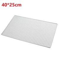 1pcs BBQ Grate Mesh Barbecue Grill Grid Net Stainless Steel Japanese Korean For Kitchen Cooking Supplies Oudoor Picnic Tools | Fugo Best