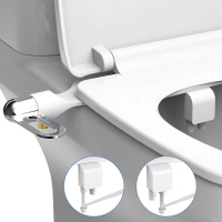 Bidet Toilet Seat New Lightweight Ultra-thin Non-Electric Double Nozzle Adjustable Water Pressure | Fugo Best