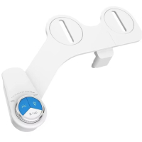 Dual Spray Bidet Toilet Seat - Slim Cold Water Non-Electric with Self-Cleaning Nozzles (Frontal & Back Wash) | Fugo Best