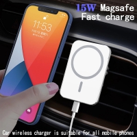 car phone holders phones 15W magsafe car mount wireless charger is suitable for iphone 12 car magnetic wireless charging stand | Fugo Best