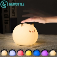 LED USB lamp Colorful Silicone Night Light Cute Animal Soft Cartoon Lamps For Children Bedroom Baby Christmas Gift | Fugo Best