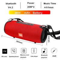 High Power 40W Bluetooth Speaker Bass Portable Column Wireless Stereo Subwoofer Music Playe Center With 3600mAh Battery Soundbox | Fugo Best