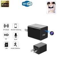Power Adapter Plug Wireless IP Camera 1080P HD Home Security Video Surveillance Wifi Mini Camera With Micro USB Charging Port | Fugo Best