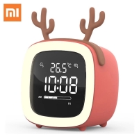 Xiaomi Cut Digital Alarm Clock Cartoon Night Light Bedside Desk Alarm Clock Rechargeable Battery Christmas Gift For Kids Child | Fugo Best