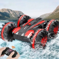 CSF-NEW High-tech Remote Control Car 2.4G Amphibious Stunt RC Car Double-sided Tumbling Driving Childrens Electric Toys For Boy | Fugo Best