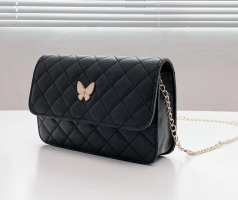 Mini Metal Decor Quilted Chain Crossbody Bag | Fugo Best