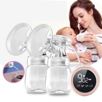 Double Electric Breast Pump 1200 MAh Lithium Battery Protable LCD Touch Screen Control Milk Extractor Milk Feeding Collector | Fugo Best