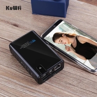 KuWFi Wireless Data Share Power Bank Wireless AP WIFI Router SD/TF/CF Card Reader Connect Portable SSD Hard Drive to Phone | Fugo Best