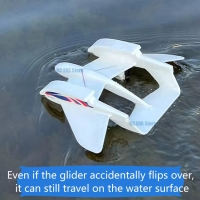 Amphibious Waterproof Gyro Stabilized EPP Foam Fixed-Wing Glider Aircraft RC Plane with LED Lights 2.4G Radio Control Airplane | Fugo Best