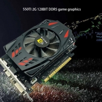 550TI 128BIT GPU 2GB GDDR5 128bit Gaming Computer Video Graphics Cards for GTX Single Fan with Temperature Control | Fugo Best