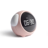 Youpin Xiaomi Cute Expression Alarm Clock Multi Function Digital LED Voice Controlled Light Bedside Thermometer Clock For Home | Fugo Best