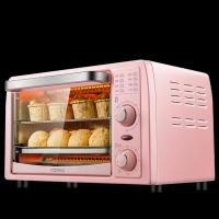 KONKA PINK 13L Electric Oven Multifunction Baking Machine Frying Pan Household Bread Pizza Baking Maker for Kitchen Oven | Fugo Best